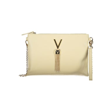 Mario Valentino Beige Polyurethaan Dameshandtas met Verwijderbare Ketting Schouderband
