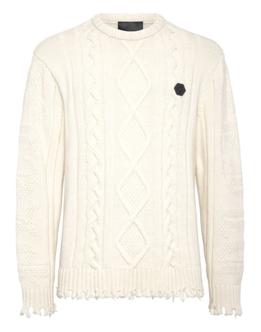 Pullover Round Neck Skull&Bones
