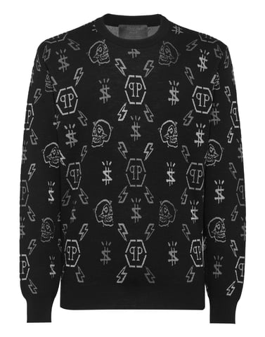 Pullover Round Neck Monogram