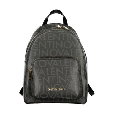 Mario Valentino Black Polyurethane Womens Backpack