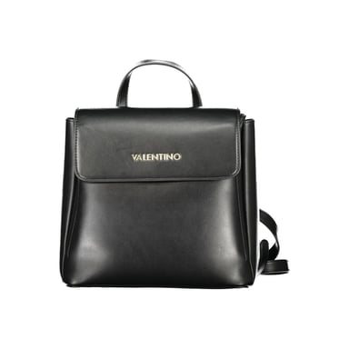Mario Valentino Black Polyurethane Women's Backpack
