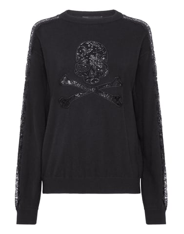 Pullover Round Neck Skull&Bones