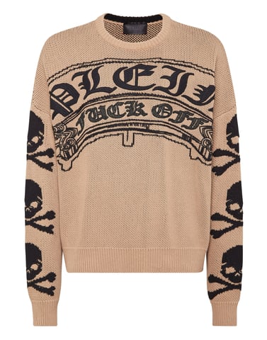 Pullover Round Neck Gothic Plein