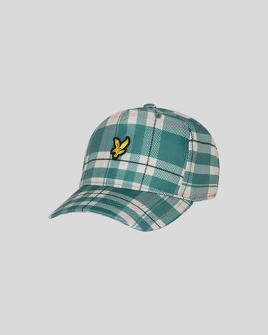 Tartan Print Cap