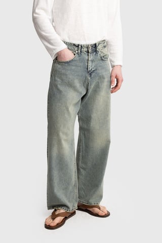 Relaxed Fit Straight Leg Jeans