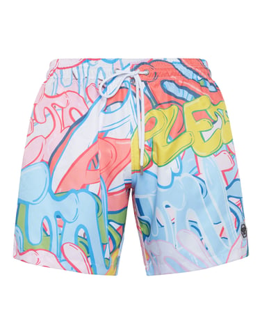 Swim Trunks Bombing Graffiti