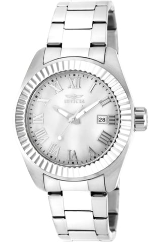 Invicta Angel 20315 Women's Watch - Quartz Movement - Stainless Steel with White Dial - 40 mm