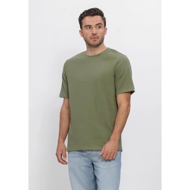 Anerkjendt 901754 akkikki s/s waffle tee loden green
