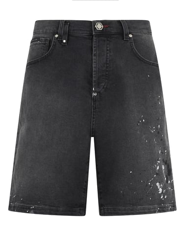 Denim Shorts Paint