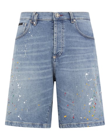 Denim Shorts Paint