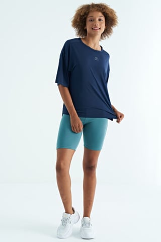 Överdimensionerad crew neck T-shirt