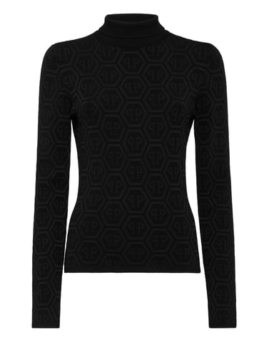 Turtle Neck Ls Monogram