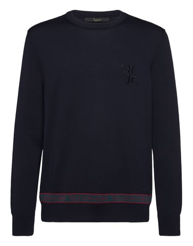 Pullover Med Rund Hals
