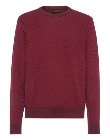 Pullover Round Neck Crest
