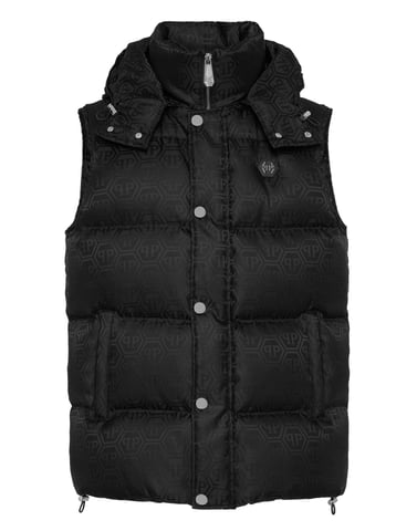 Down Jacket Vest Monogram