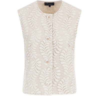 Elvira Collections Gilet amelia beige