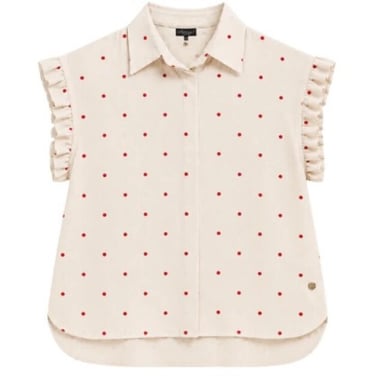 Elvira Collections Blouse emma ecru dessin