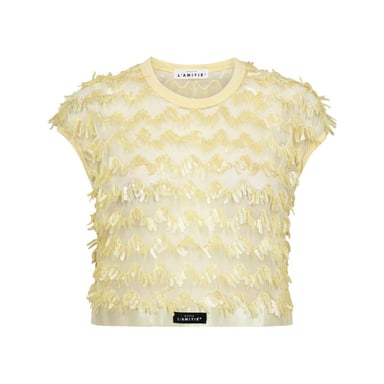 Haute L'Amitié Top korte mouw hl10603 limone