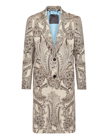 Coat Long Paisley