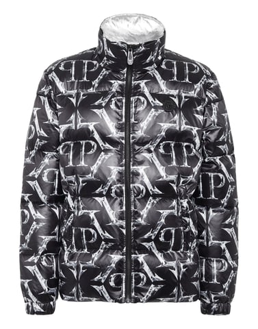 Long Down Jacket Chrome