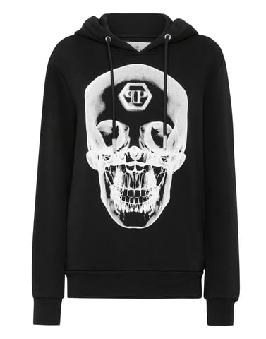 Hooded Sweatjacket Skull
