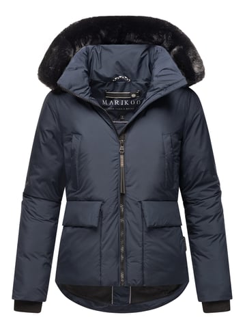 Marikoo short winter jacket for women with faux fur & teddy lining – Morinaa