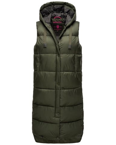 Marikoo Sayorii women’s winter vest – long, warm & hooded
