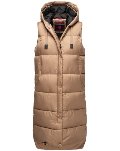Marikoo Sayorii women’s winter vest – long, warm & hooded