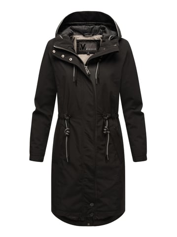 Marikoo long women's mid-season jacket with teddy lining – Megumii
