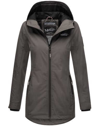 Marikoo women’s transitional jacket Honigbeere with hood