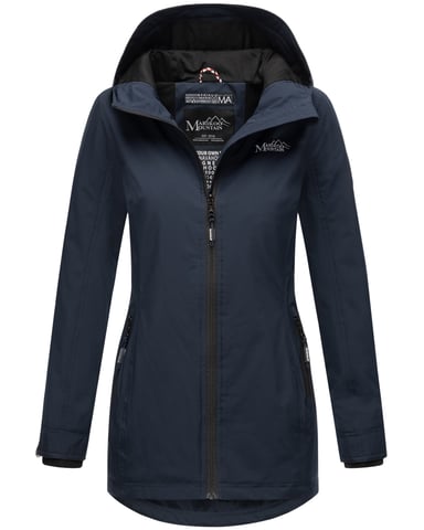 Marikoo women’s transitional jacket Honigbeere with hood