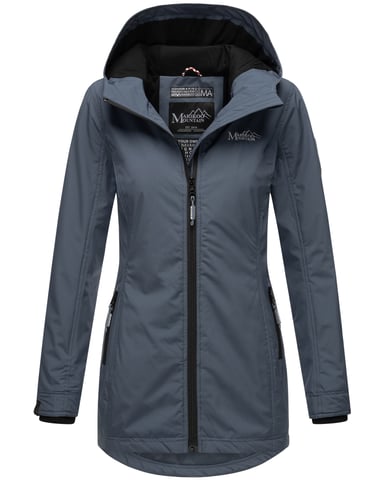 Marikoo women’s transitional jacket Honigbeere with hood