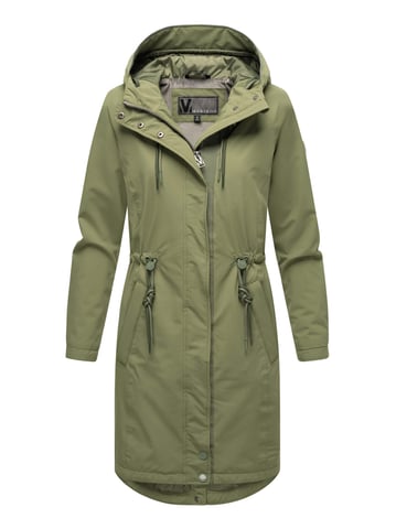 Marikoo long women's mid-season jacket with teddy lining – Megumii