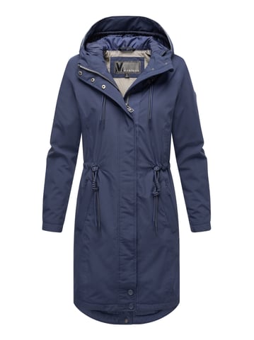 Marikoo long women's mid-season jacket with teddy lining – Megumii