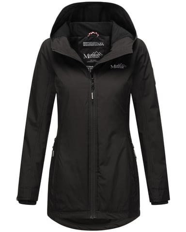 Marikoo women’s transitional jacket Honigbeere with hood