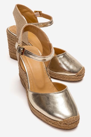 Sinta Suede Leather Platform Espadrille (Women)