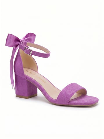 Rochelle Ivory Bridal Sandals with Ribbon