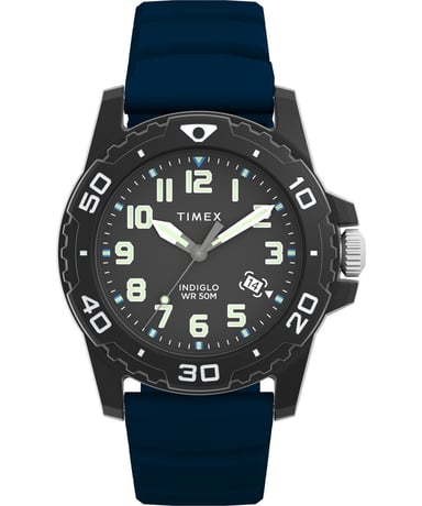 Timex Main Street Main Street Heren Horloge Blauw TW5M61100