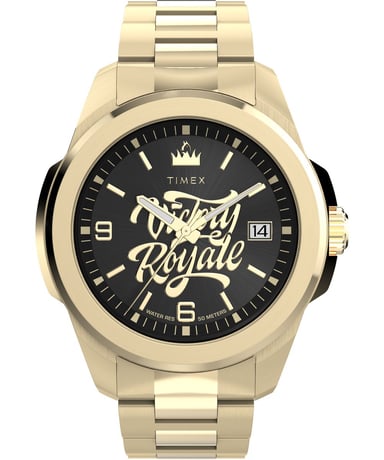 Timex X Fortnite Essex Heren Horloge Goudkleurig TW2Y47200