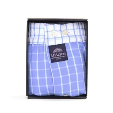 Mc Alson Men/boxer short ruitjes
