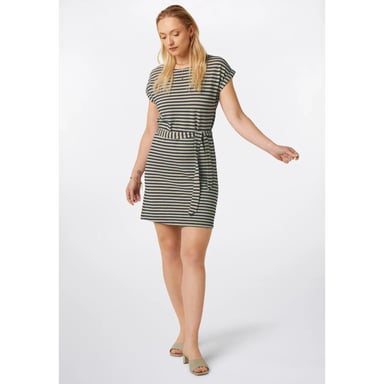 King Louie Aria tunic dress bebop stripe black 09784