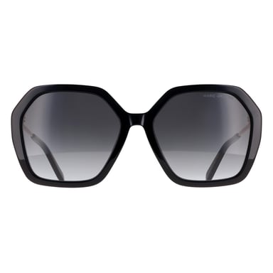 Marc Jacobs MARC 689/S 807 9O zwarte donkergrijze zonnebril met kleurverloop