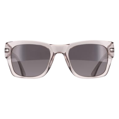Persol PO3384S 1229B1 transparante bril met brilglazen in bruin, grijs en donkergrijs