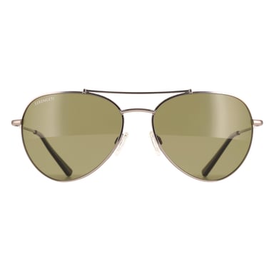 Serengeti Pete SS599002 glanzend brons mineraal gepolariseerd 555nm zonnebril