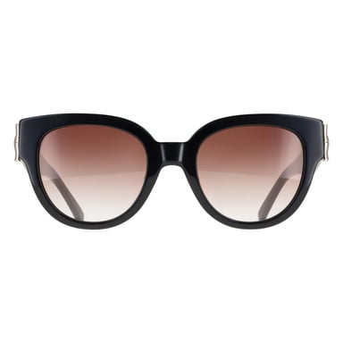 Longchamp LO733S 001 zwart bruin helder gradiënt zonnebril
