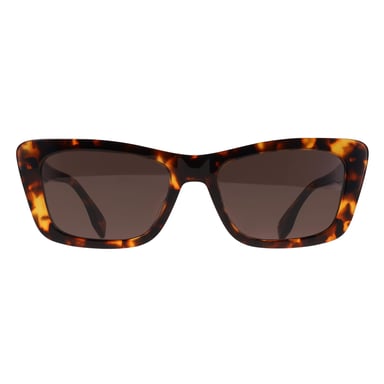 Fendi FE40185I Lettering 52N donker havana groen zonnebril