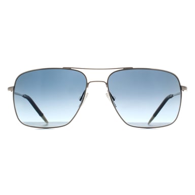 Oliver Peoples OV1150S Clifton 5036S3 zilverblauw gradiënt gepolariseerde zonnebril