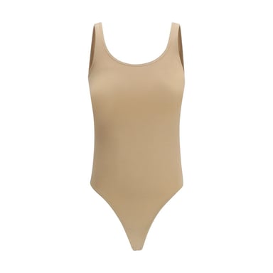 Wolford Beige Cotton Bodysuit