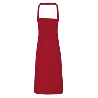 Premier Organic Cotton Bib Apron (Burgundy)