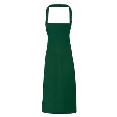 Premier Organic Cotton Bib Apron (Bottle Green)